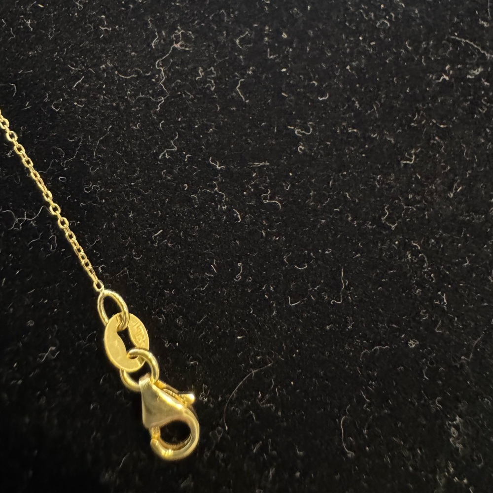 Bony Levy Petite Solitaire Diamond 14K g Gold necklace - Picture 4 of 8